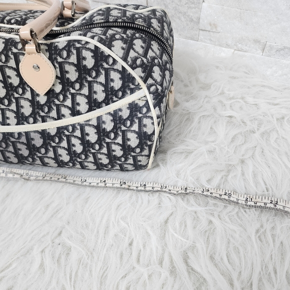 Auth Christian Dior Boston Bowling bag Diorissimo Girly Chic#1 Trotter Bag - Picture 15 of 17